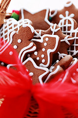 Image showing basket of gingerbreads