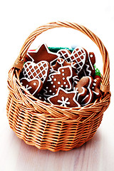 Image showing basket of gingerbreads