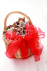 Image showing basket of gingerbreads