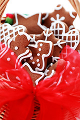 Image showing basket of gingerbreads