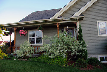 Image showing Backyard landscaping