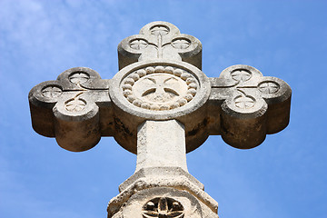 Image showing Stone cross