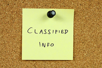 Image showing Classified