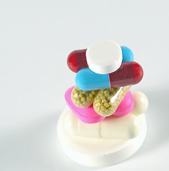 Image showing tower of pills