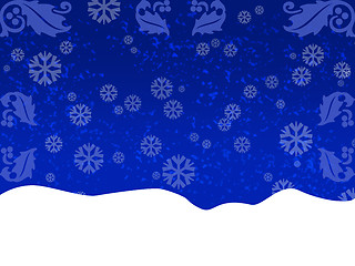 Image showing Blue greeting card