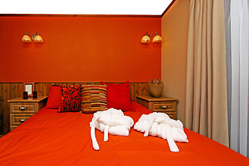 Image showing Red bedroom