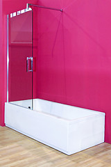 Image showing Pink bathroom