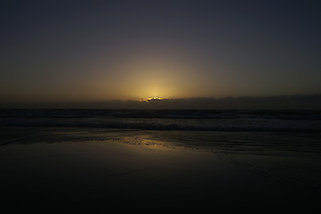 Image showing Sad sunset