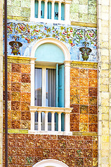 Image showing Open balcony window