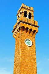 Image showing Murano clock tower
