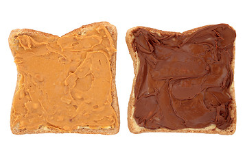 Image showing Peanut Butter and Chocolate Snack