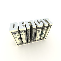 Image showing US federal budget deficit