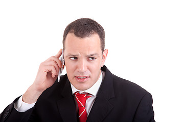 Image showing Businessman on the phone