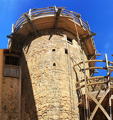 Image showing tower construction