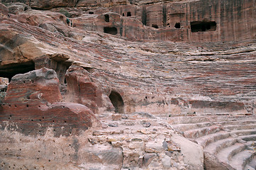 Image showing Part of Theater at Petra