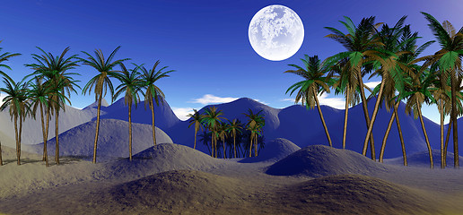 Image showing colorful tropical landscape