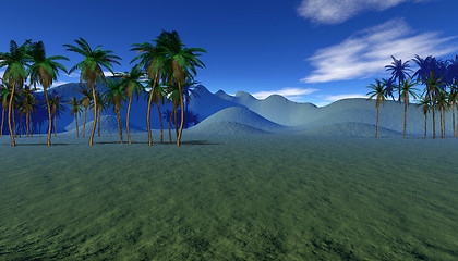 Image showing colorful tropical landscape