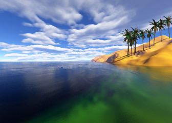 Image showing beautiful island