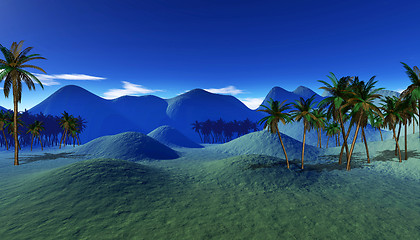 Image showing colorful tropical landscape