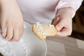 Image showing Making Christmas Cookies