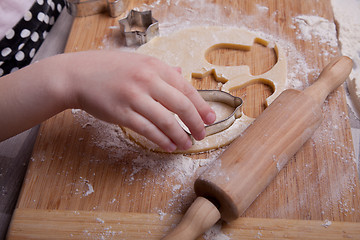 Image showing Making Christmas Cookies