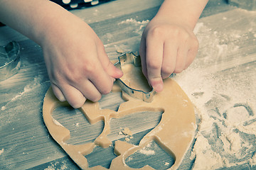 Image showing Making Christmas Cookies