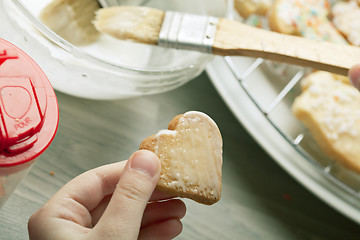 Image showing Making Christmas Cookies