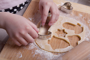 Image showing Making Christmas Cookies