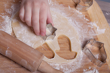 Image showing Making Christmas Cookies