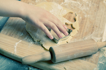 Image showing Making Christmas Cookies