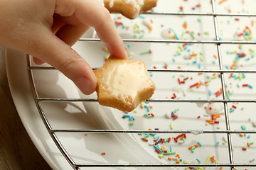 Image showing Making Christmas Cookies