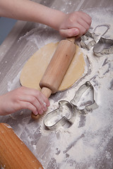 Image showing Making Christmas Cookies