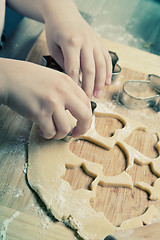 Image showing Making Christmas Cookies