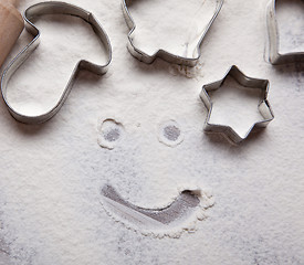 Image showing Making Christmas Cookies