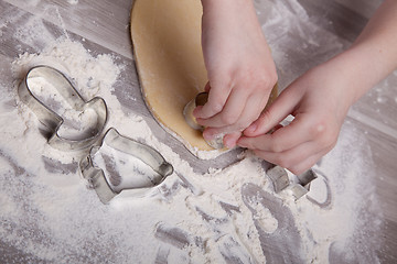 Image showing Making Christmas Cookies