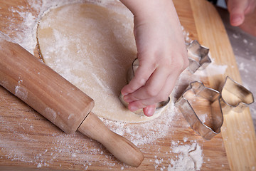 Image showing Making Christmas Cookies