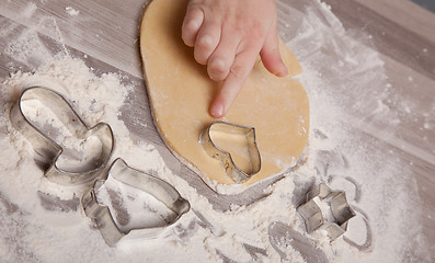 Image showing Making Christmas Cookies