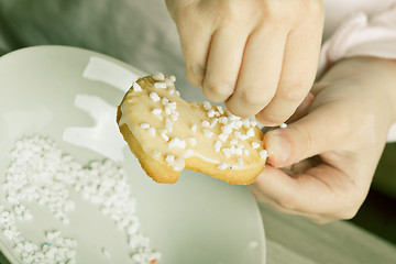 Image showing Making Christmas Cookies