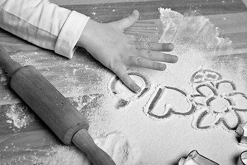 Image showing Making Christmas Cookies