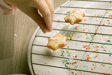 Image showing Making Christmas Cookies