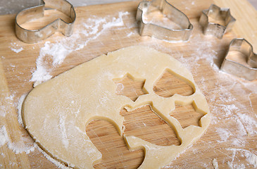 Image showing Making Christmas Cookies