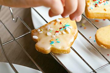 Image showing Making Christmas Cookies