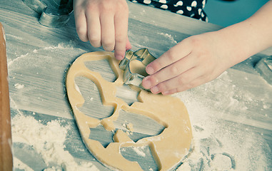 Image showing Making Christmas Cookies