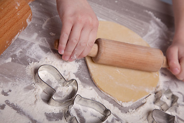 Image showing Making Christmas Cookies