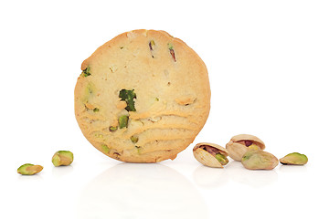 Image showing Pistachio Shortbread Biscuits