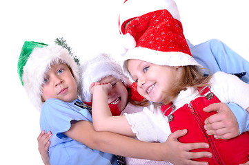 Image showing Christmas children