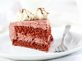 Image showing Delicious chocolate cake