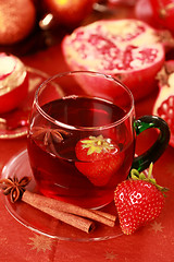 Image showing Hot drink for winter and Christmas