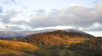 Image showing Autumn in Carpathian Mountains