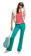 Image showing Stylish teenage girl